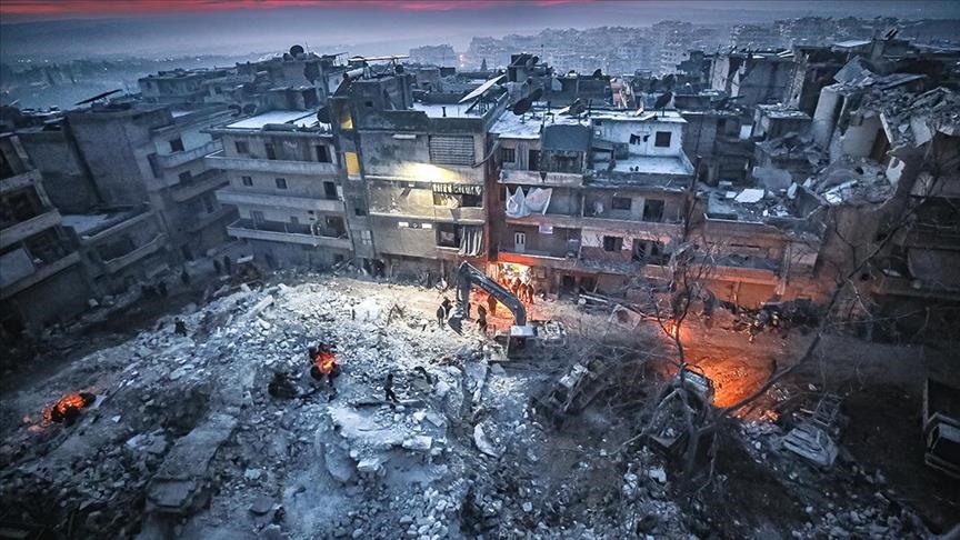 Death toll from devastating earthquakes climbs to 3,384 in Syria Death toll from devastating earthquakes climbs to 3,384 in Syria