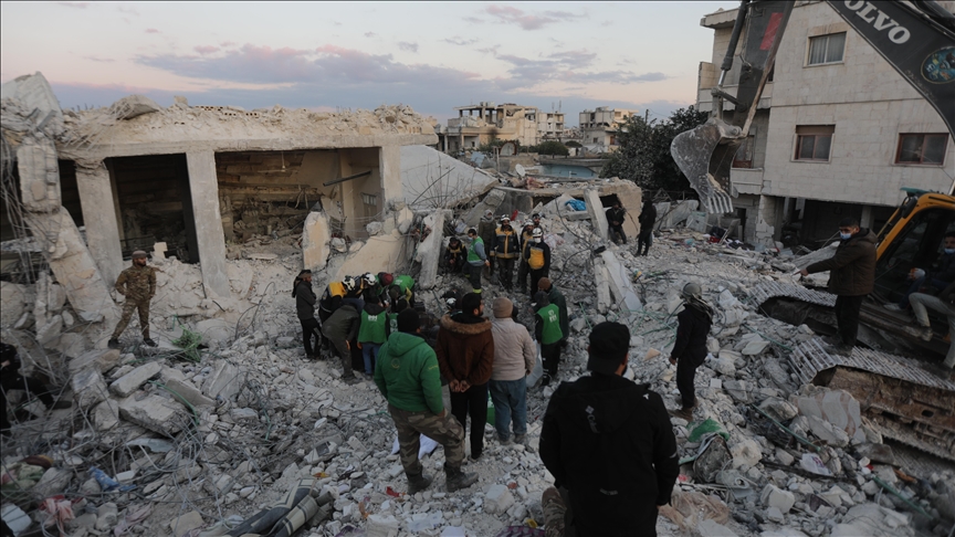 Death toll from powerful earthquakes in Syria rises to 3,553