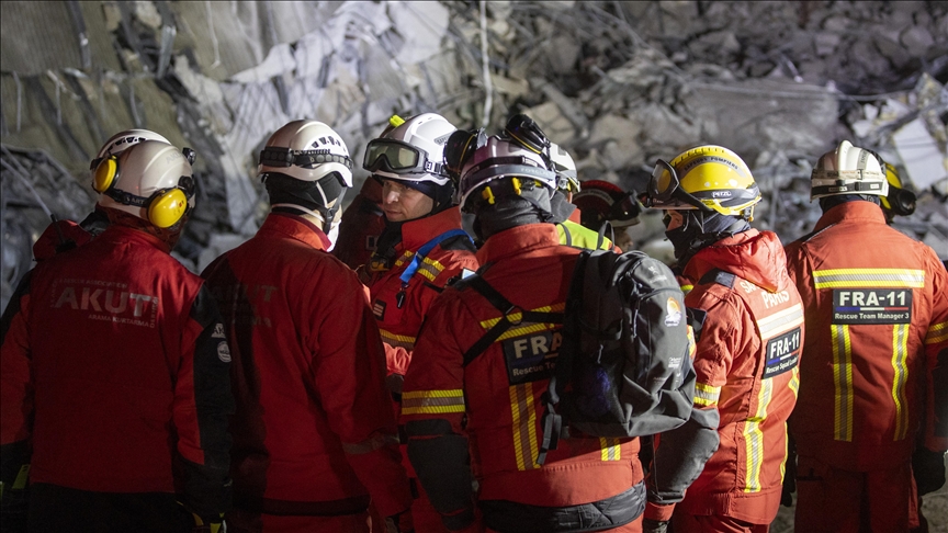 French search, rescue experts help in Türkiye’s quake-hit southern region