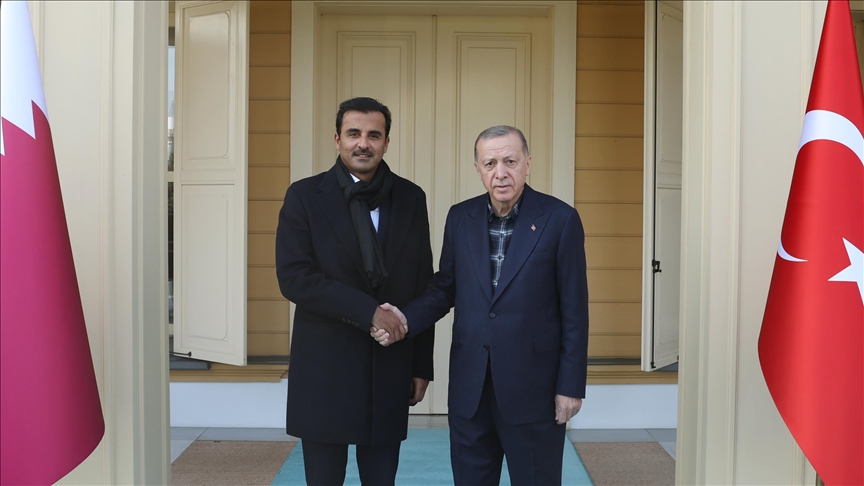 Эрдоган встретился с эмиром Катара 