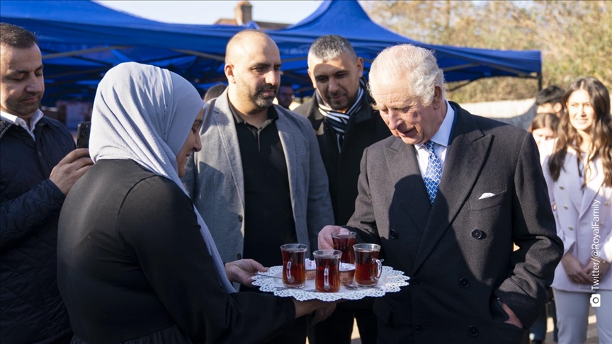 King Charles meets with Turkish diaspora in London to support quake survivors