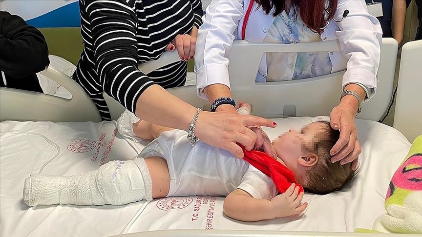 8-month-old recovering after falling 5 floors during quakes in southern Türkiye