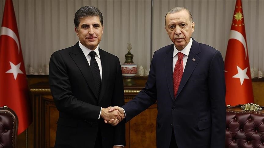Turkish president, KRG leader meet amid deadly earthquakes