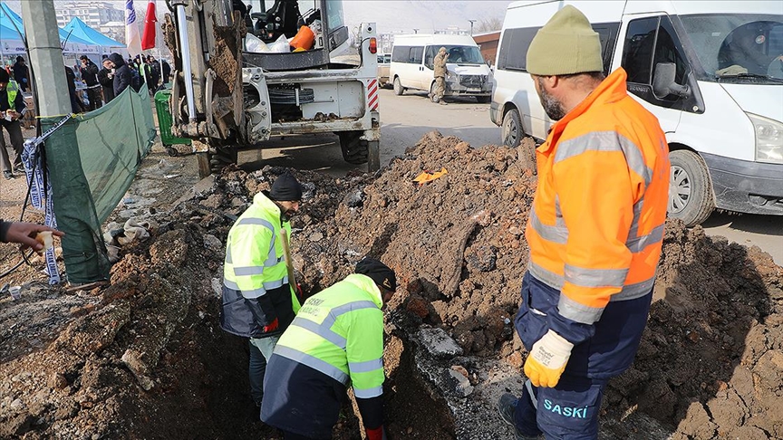 Elbistan'a içme suyu verilmeye başlandı