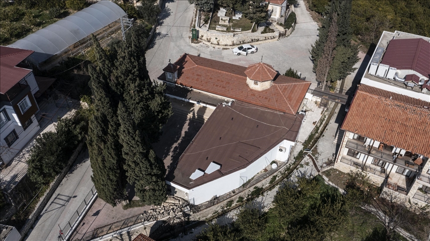 Twin earthquakes damage Virgin Mary Church in Hatay, Türkiye