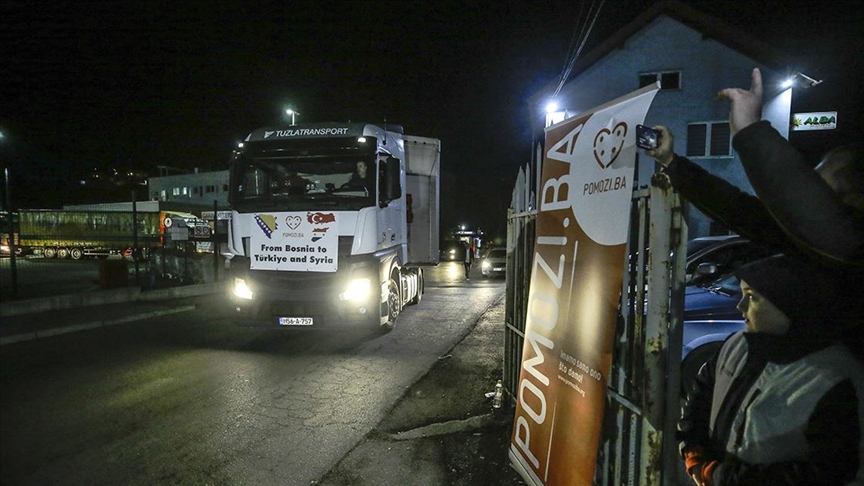 Pomoć za žrtve zemljotresa: Konvoj od 54 šlepera krenuo iz BiH prema Turkiye