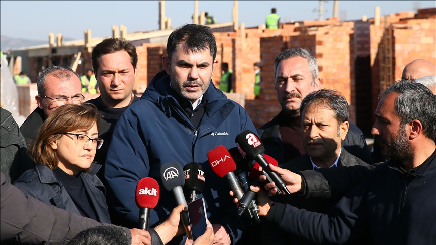 Bakan Kurum: Depremin ağır hasar verdiği yerlere yeni bir master plan  çalışması yapıyoruz