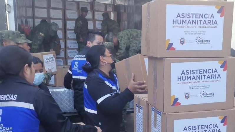 Ecuadorians collect tons of aid materials for earthquake victims in Türkiye
