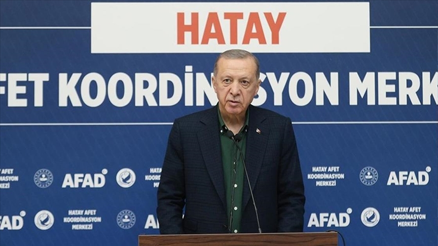 أردوغان: تم إيواء مليون و684 ألف متضرر من الزلزال