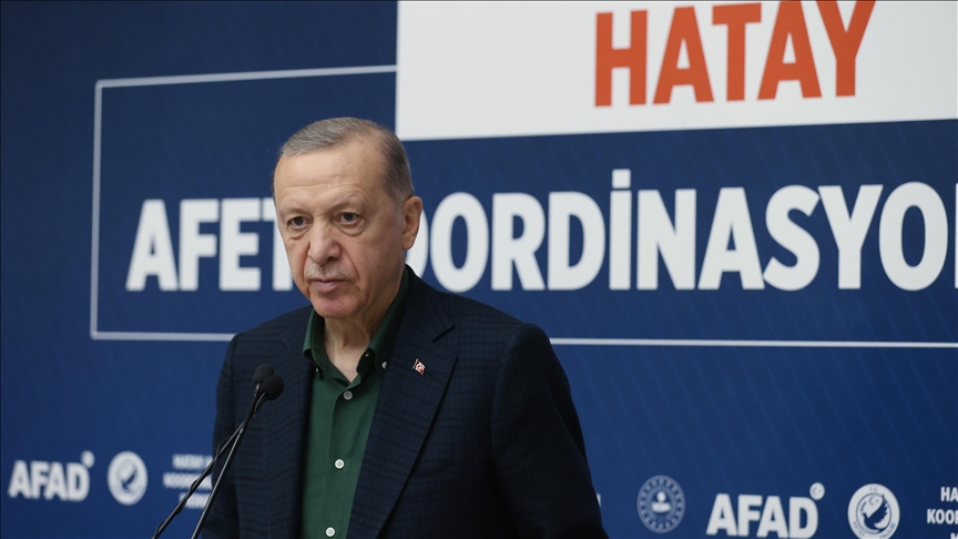 Erdogan annonce le début, dès le mois de mars, de la construction de maisons dans les zones sinistrées 