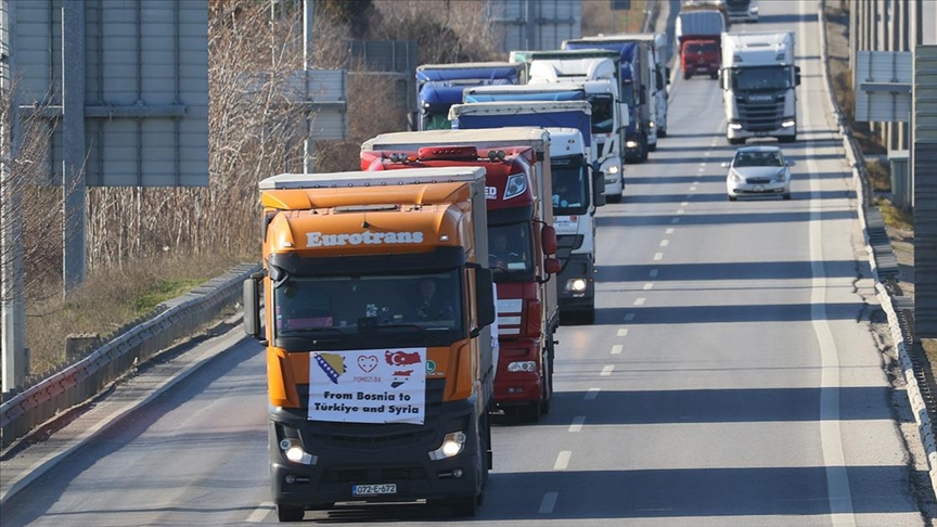 Bosna Hersek'te deprem bölgesi için yardım seferberliği başlatıldı  