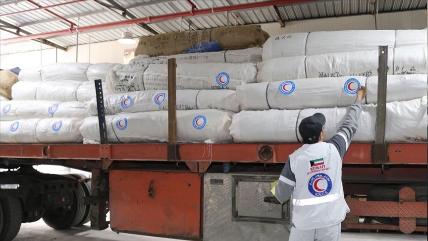 الكويت ترسل مساعدات جديدة لمتضرري زلزال تركيا وسوريا 