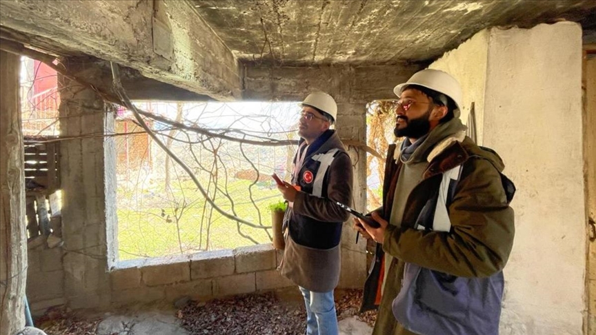 Engineer childhood friends plow rubble to assess Türkiye quake damage
