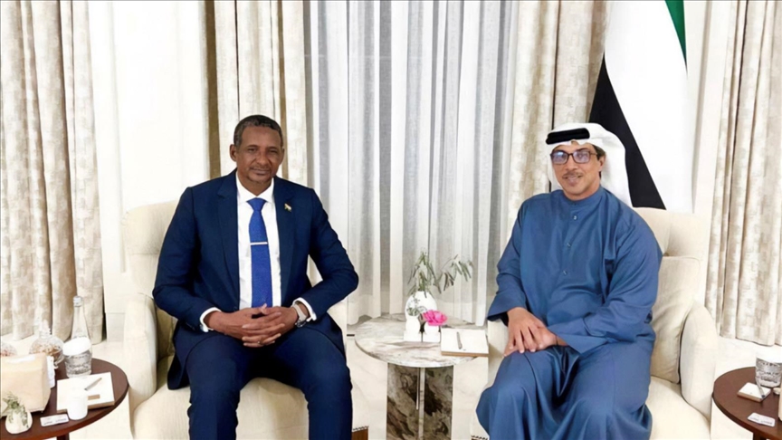 منصور بن زايد وحميدتي يبحثان تطورات العملية السياسية بالسودان