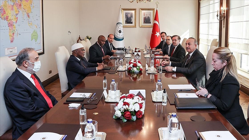 Turkish foreign minister meets head of Organization of Islamic Cooperation