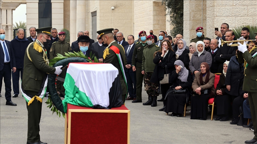 تشييع جثمان رئيس الوزراء الفلسطيني الأسبق أحمد قريع