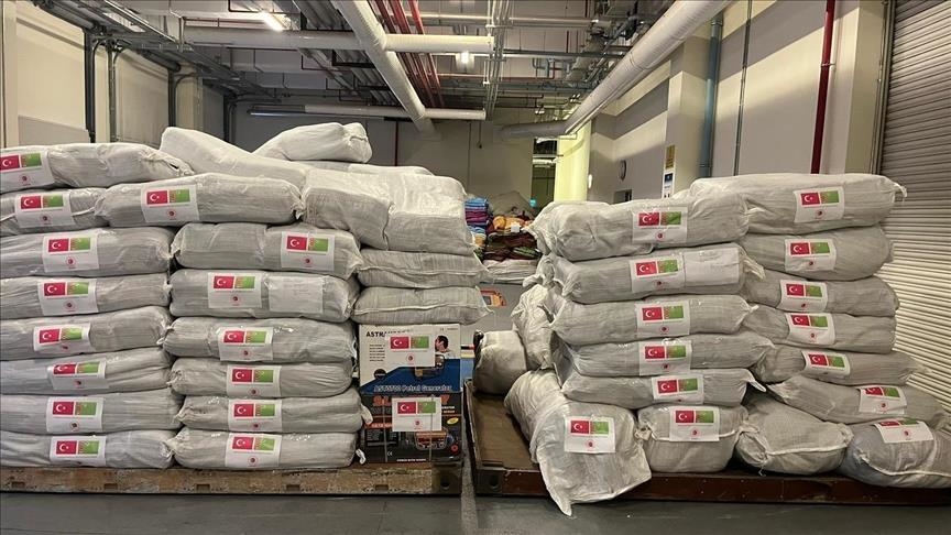 Des aides envoyées du Turkménistan aux victimes des séismes en Türkiye 