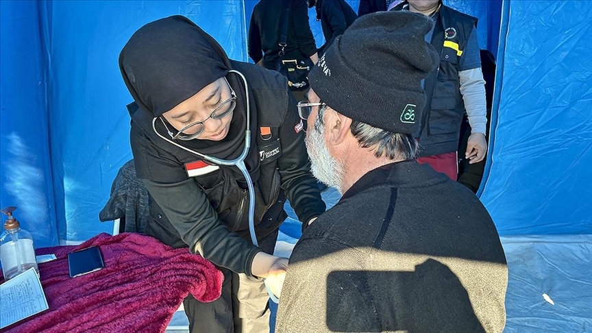 Endonezya, Hatay'da kurduğu sahra hastanesiyle 2 binden fazla kişiye hizmet verdi