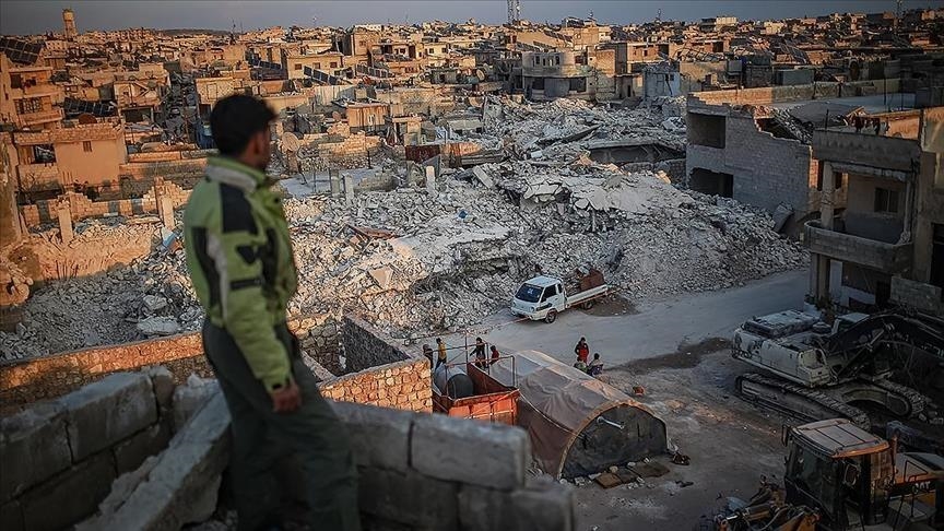 Arrivée des aides européennes pour les victimes du tremblement de terre en Syrie 