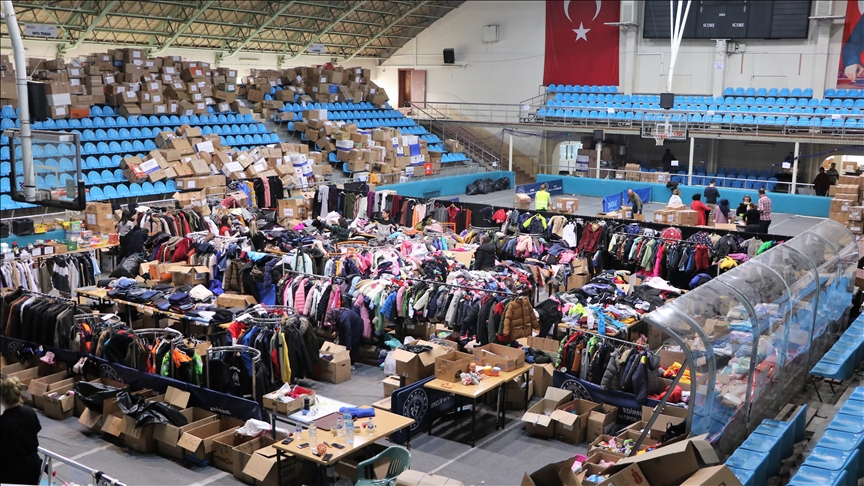 Trakya'dan deprem bölgesine bugüne kadar 1059 yardım tırı sevk edildi