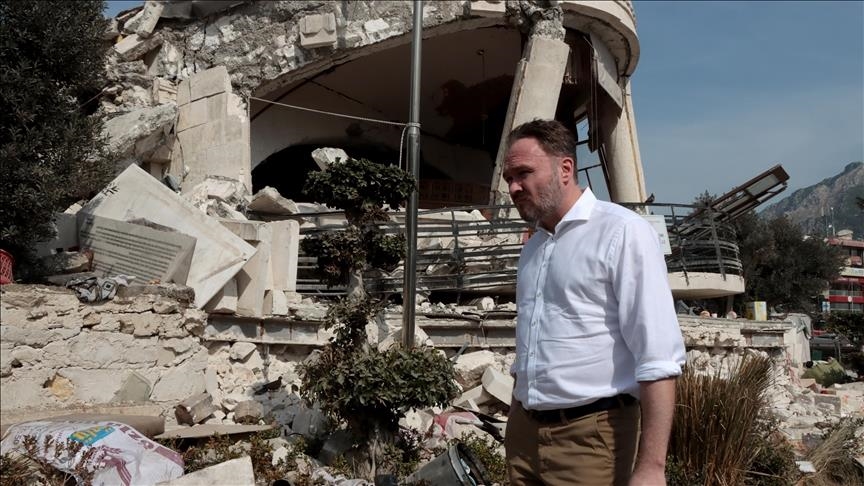 Danish minister visits Türkiye's quake-hit Hatay