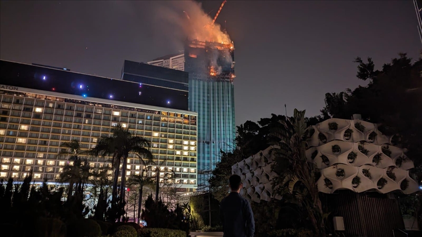 Massive fire engulfs under-construction site in Hong Kong