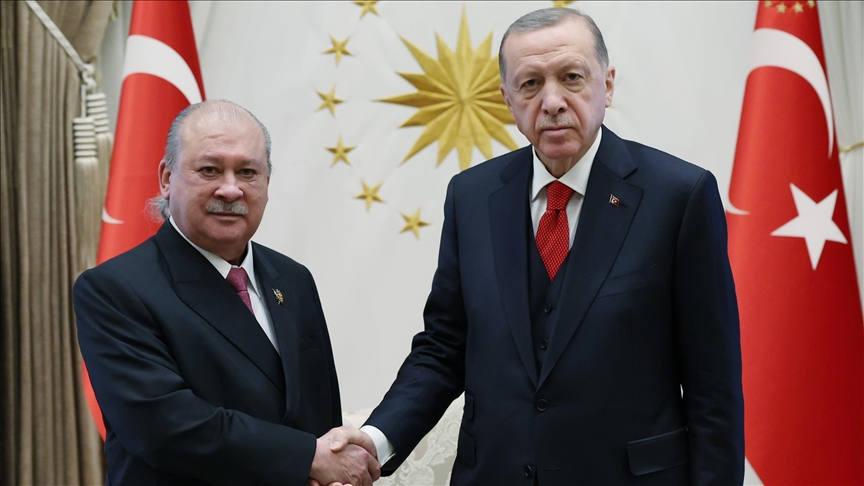 Türkiye's President, Sultan Of Johor Meet In Turkish Capital For Talks