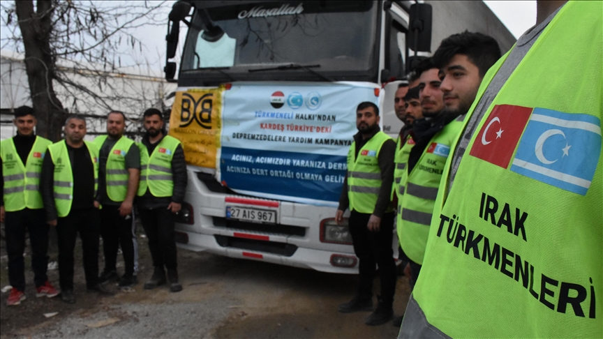 تركمان العراق يرسلون مساعدات إلى ملاطية التركية