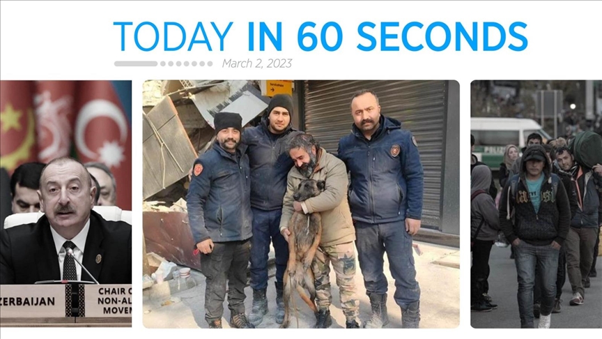 Today in 60 seconds - March 2, 2023