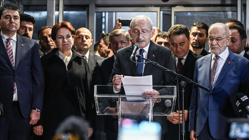 Millet İttifakı'nın cumhurbaşkanı adayının Kemal Kılıçdaroğlu olduğu açıklandı