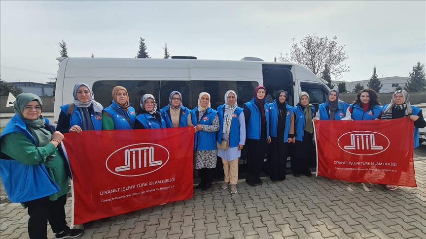 DİTİB gönüllü kadın birlikleri Kahramanmaraş'ta depremzedelerle buluştu