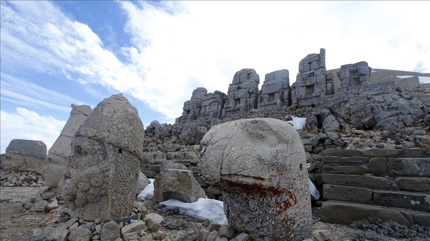 UNESCO-listed Monumental Mount Nemrut statues survive Türkiye quakes