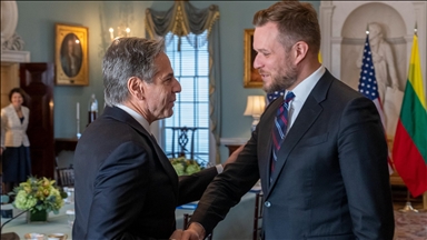 Blinken discusses Ukraine, NATO with Lithuanian counterpart in Washington