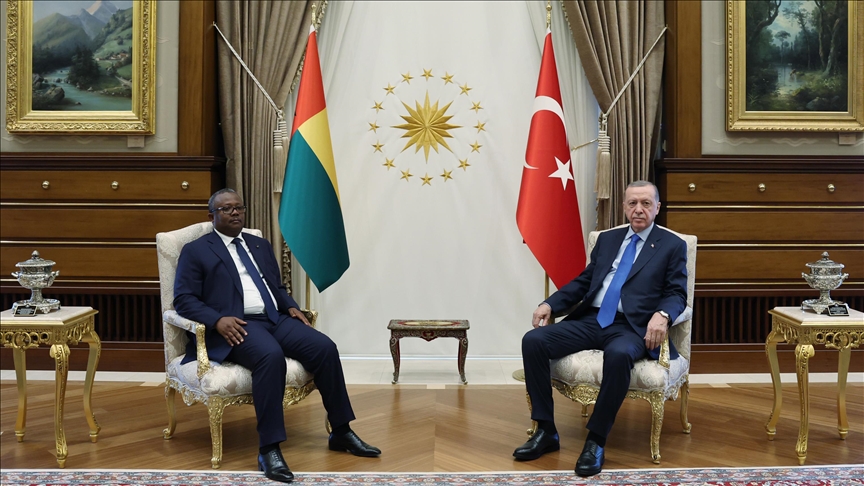 Turkish, Guinea-Bissau presidents meet for talks