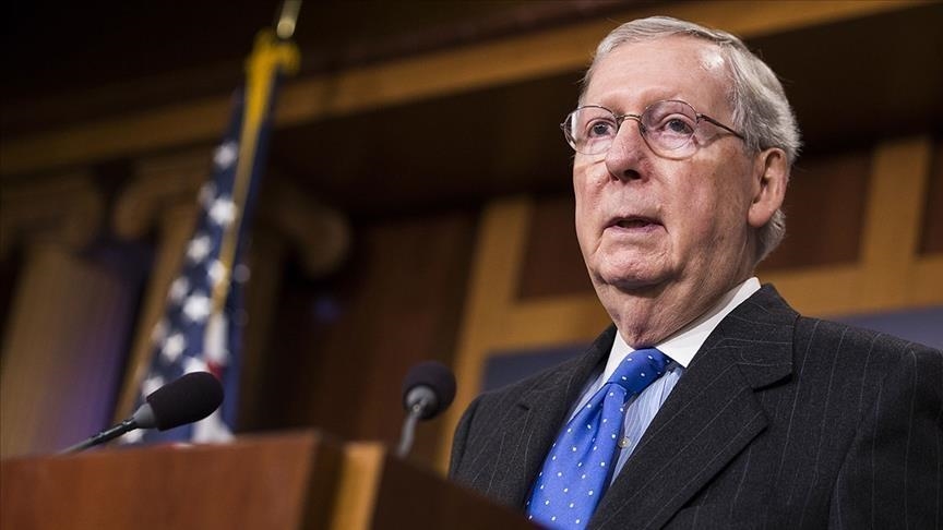 Republican leader Mitch McConnell to remain in hospital after concussion
