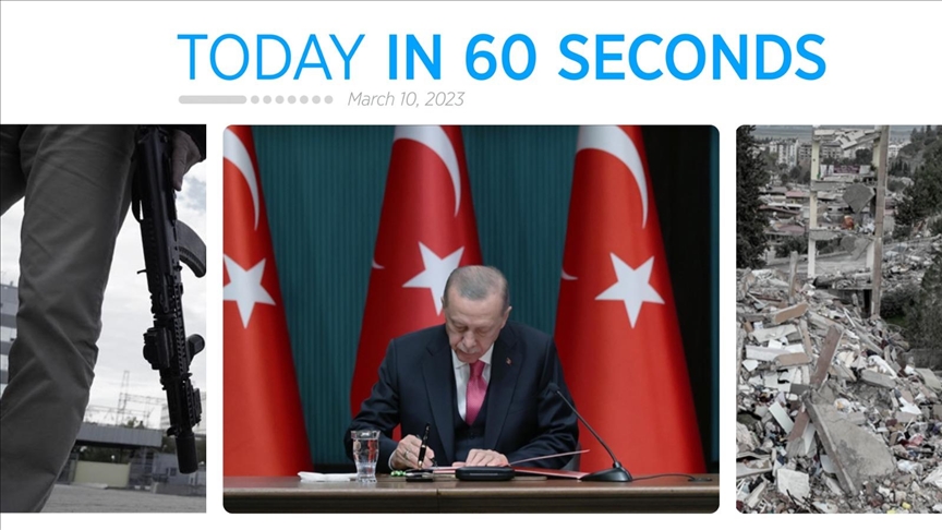 Today in 60 seconds - March 10, 2023