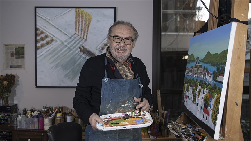 Ressam Yalçın Gökçebağ: Anadolu'nun resmini çizmek benim için bir aşk