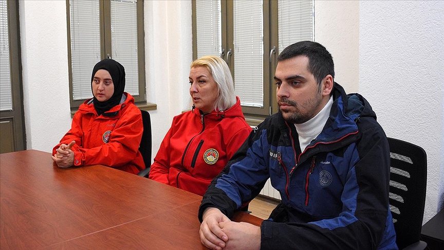 Bosna Hersekli arama kurtarma ekibi, TİKA'nın eğitimlerinde öğrendiklerini deprem bölgesinde uyguladı