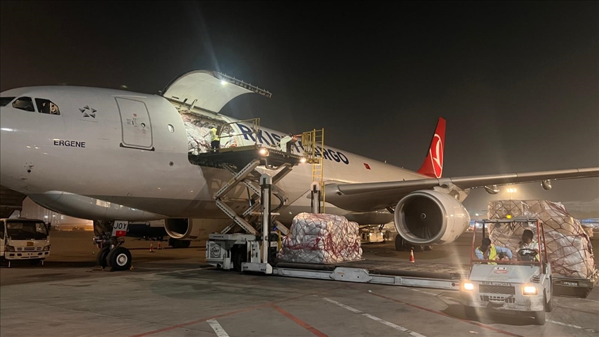 Another relief special cargo flight leaves Bangladesh for Türkiye