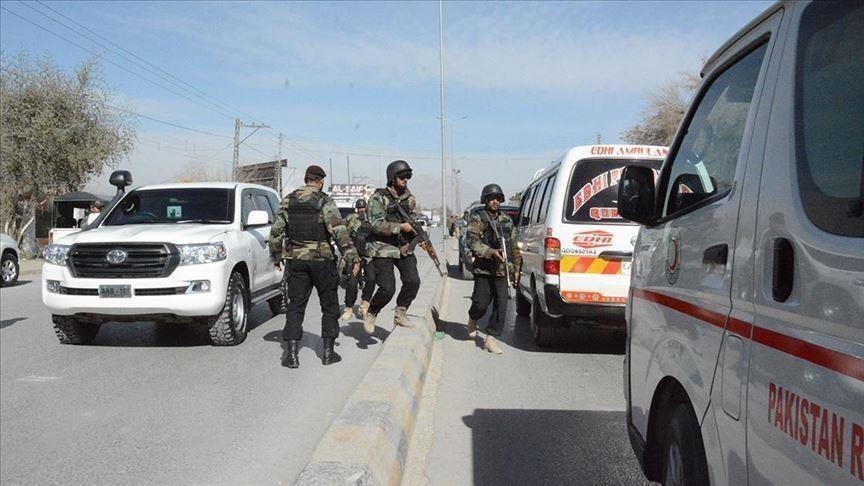 Pakistani counter-terrorism officers say they killed mastermind of attack on police headquarters