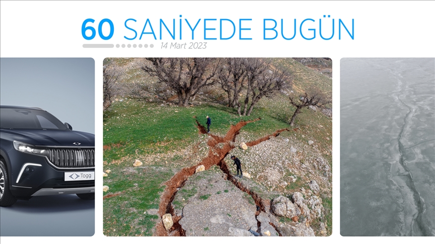 60 saniyede bugün (14 Mart 2023)