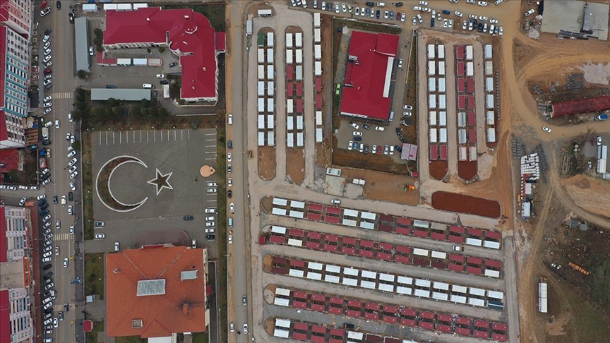 Afşin'de kurulan konteyner kentler depremzedelere sıcak yuva olacak 