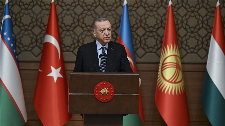 Türkiye will never forget Turkic world's solidarity after quakes: President Erdogan