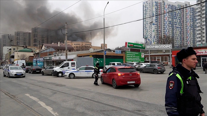 Fire at Russian security service building kills 1, injures 2