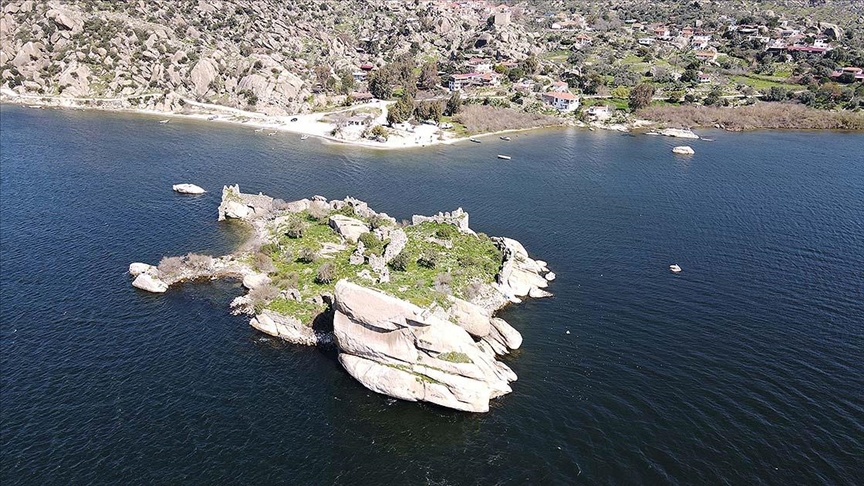 Son yağışlarla su seviyesi yükselen Bafa Gölü eski manzarasına kavuştu