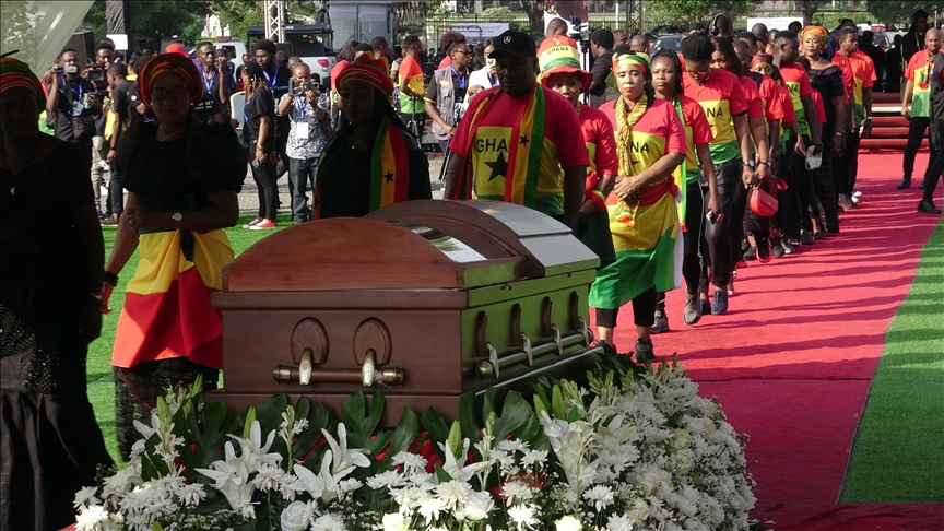 Ghanaians pay last respects to footballer Christian Atsu