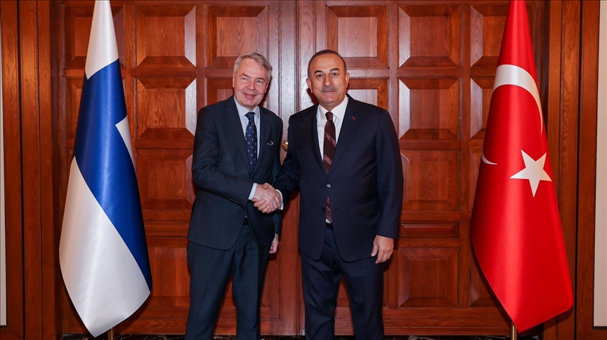Главы МИД Турции и Финляндии провели переговоры в Анкаре