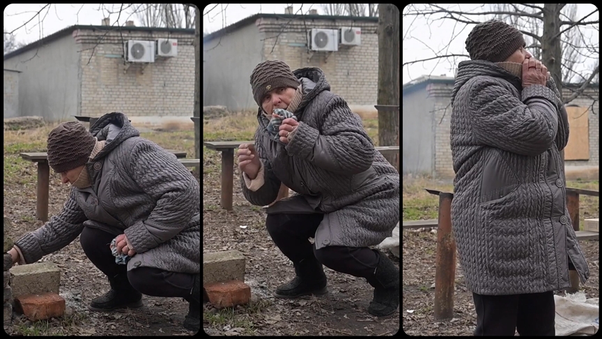 Ukrayna'da yoğun bombardıman altındaki Çasov Yar şehri görüntülendi