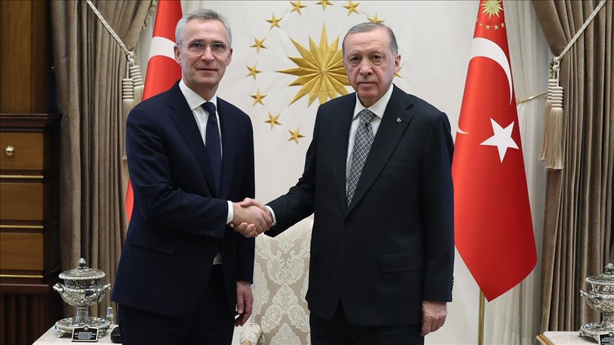 Turkish president, NATO chief discuss accession process of Sweden, Finland