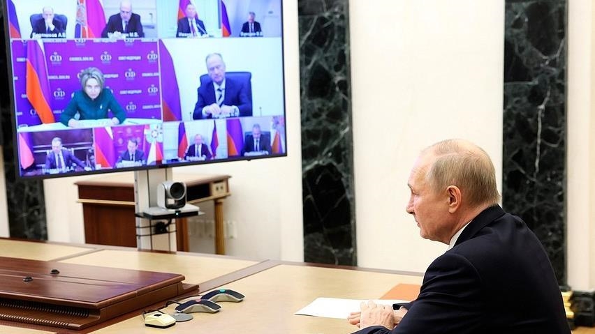 Путин обсудил в Совбезе взаимодействие в Каспийском регионе